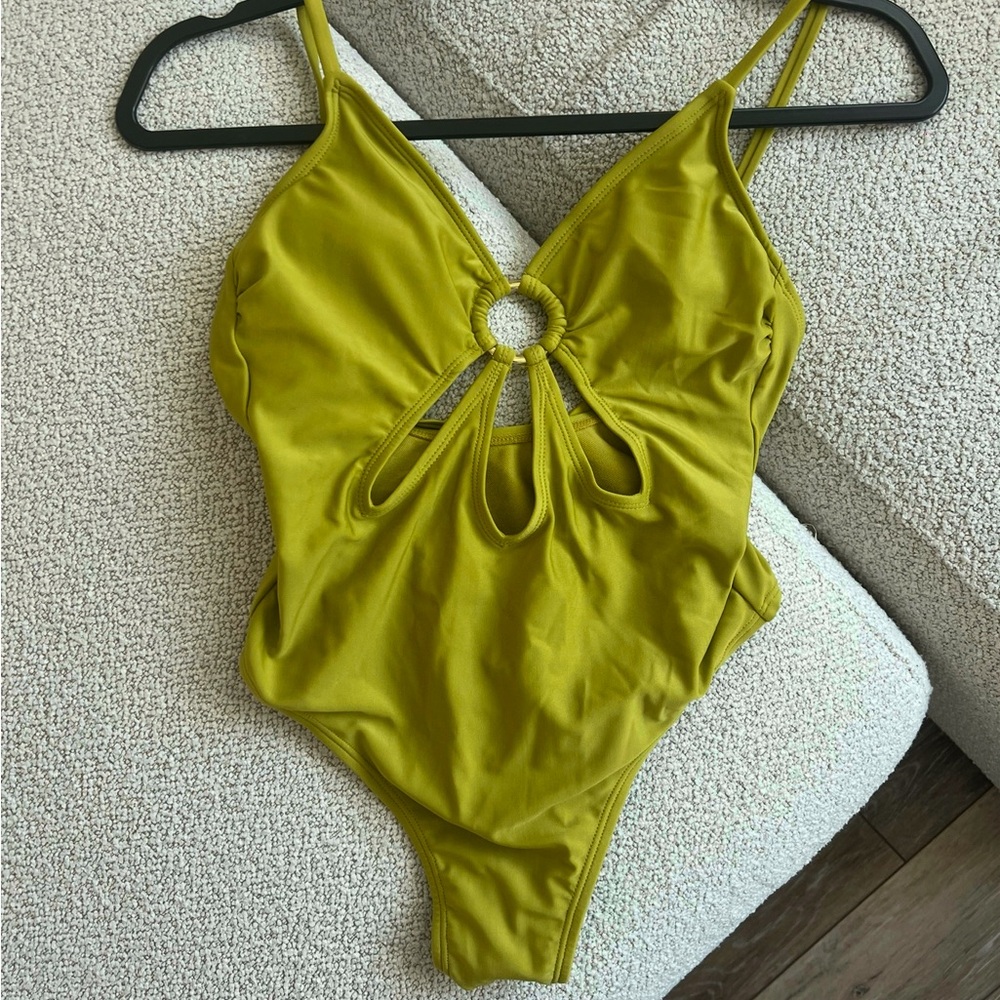 Cut out one piece bathing suit